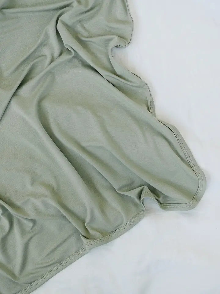 Olive Bamboo Swaddle Blanket