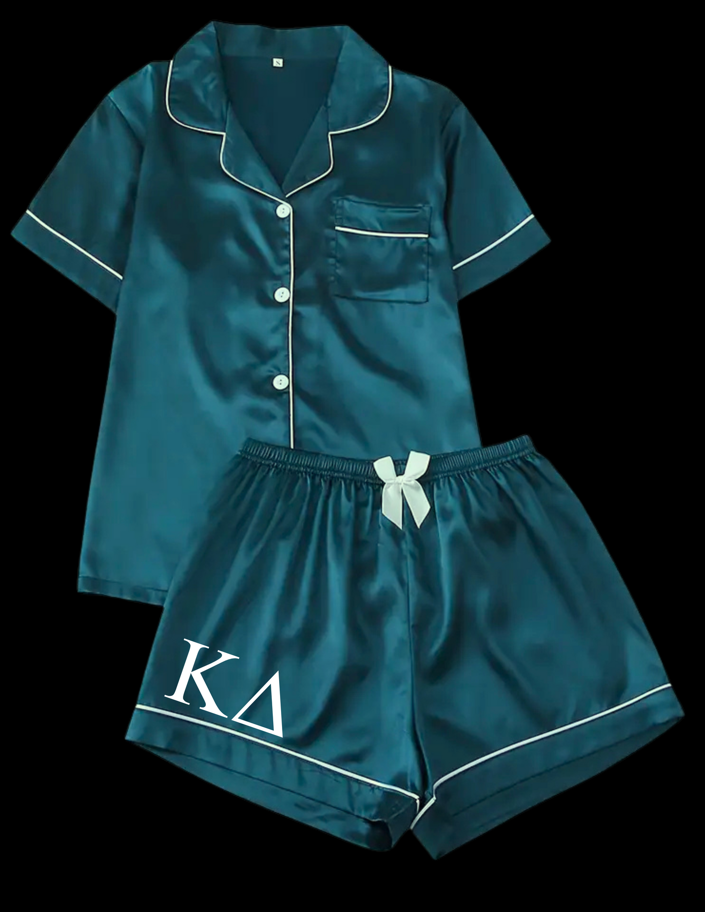 Sorority Short Set Pajamas-Green