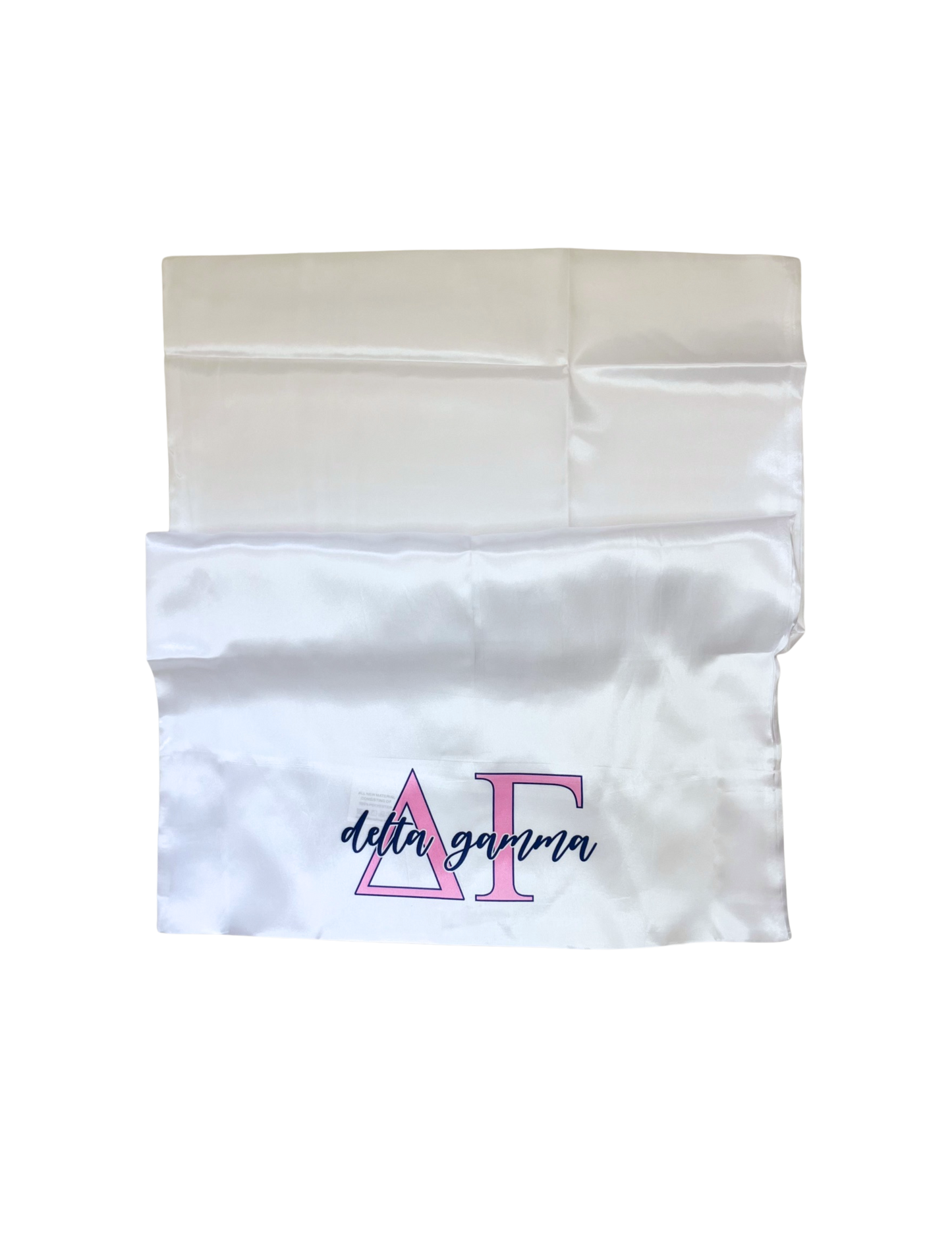 Sorority Satin Standard Size Pillowcase