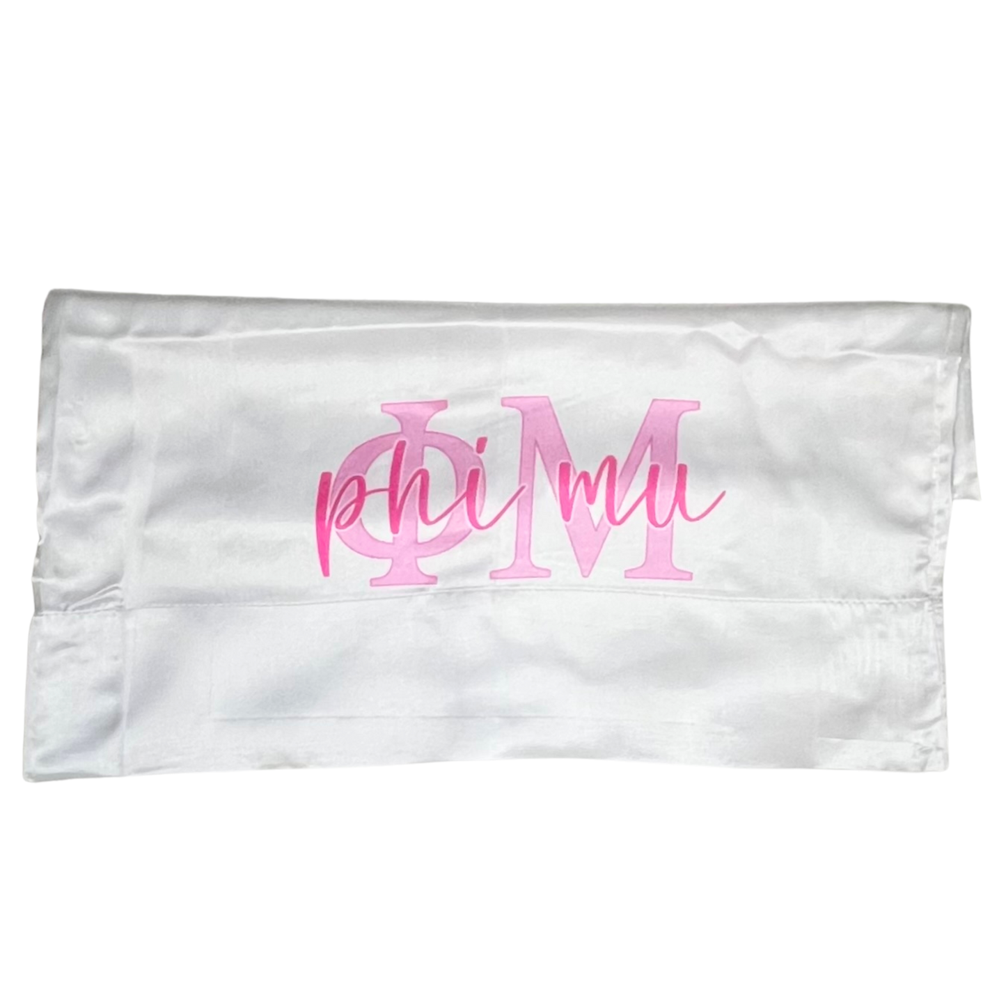 Sorority Satin Standard Size Pillowcase