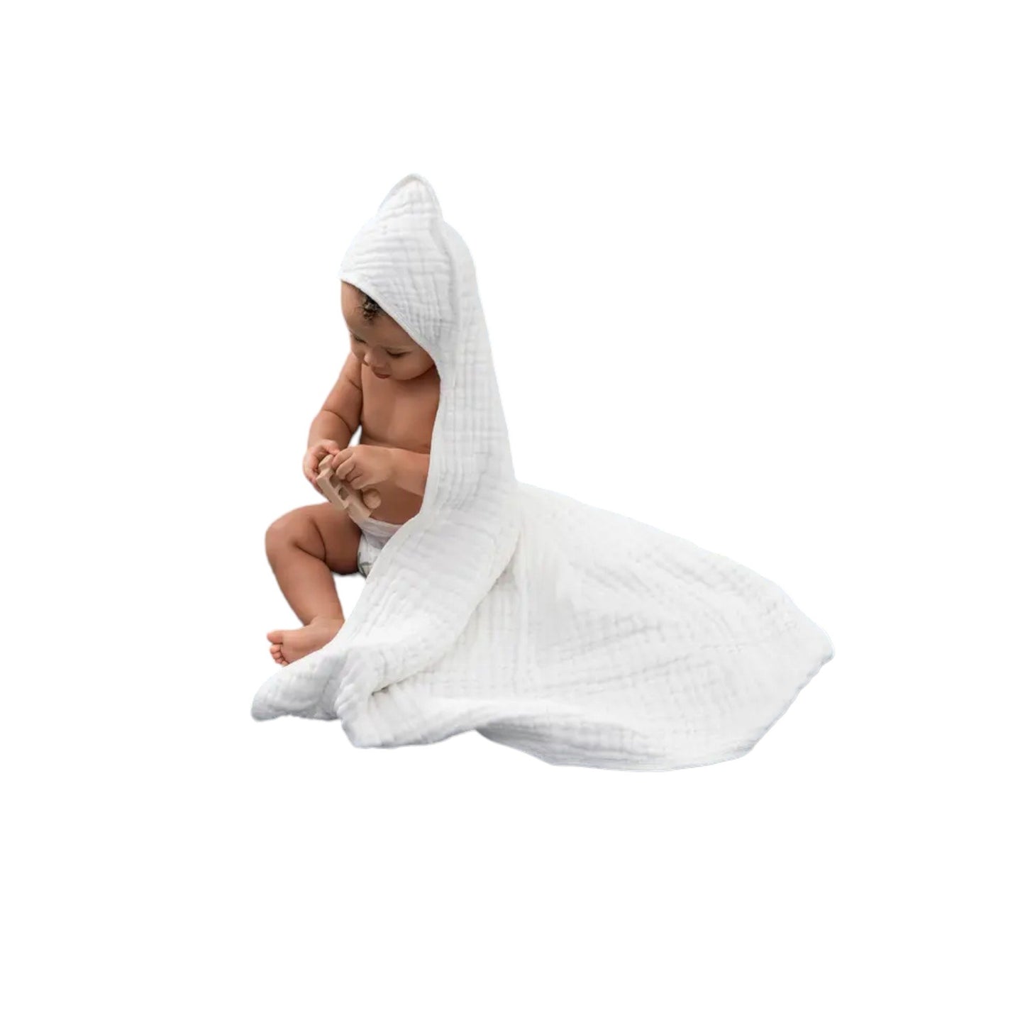 Baby Hooded 9 Layer Muslin Cotton Towel For Kids