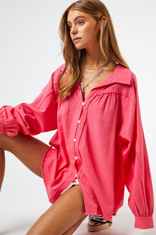 Button Down Relaxed Shirt