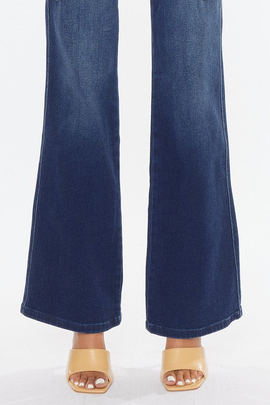 High Rise Slim Flare Jeans