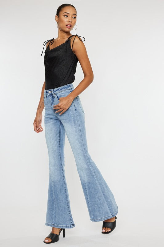 High Rise Super Flare Jeans