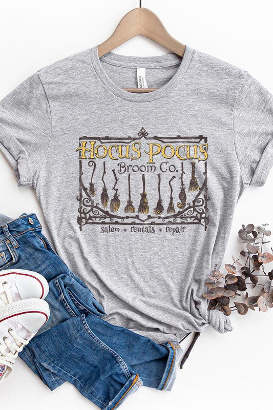 Hocus Pocus Broom Graphic T - Shirt