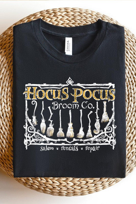 Hocus Pocus Broom Graphic T - Shirt