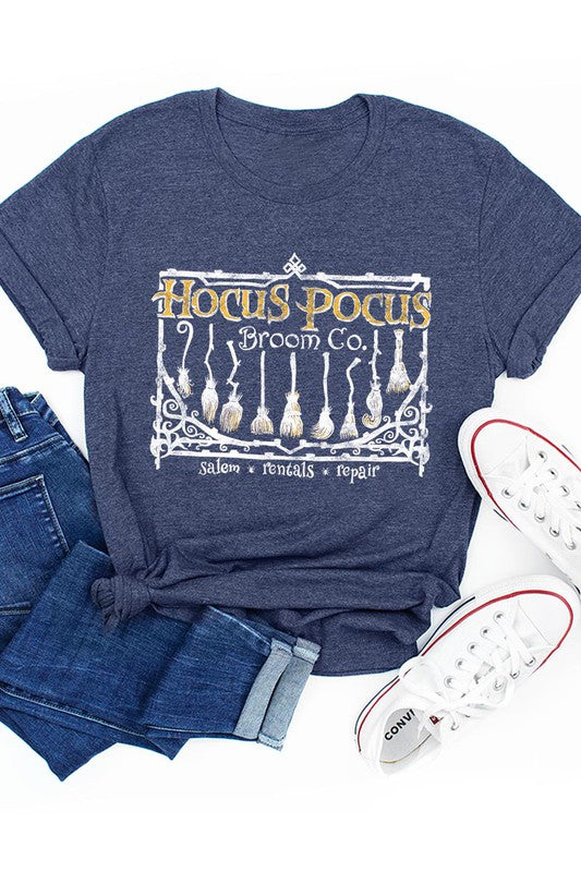 Hocus Pocus Broom Graphic T - Shirt