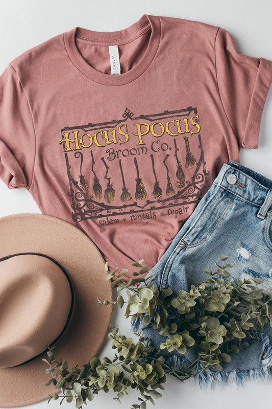 Hocus Pocus Broom Graphic T - Shirt