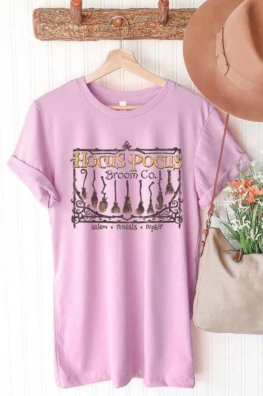 Hocus Pocus Broom Graphic T - Shirt