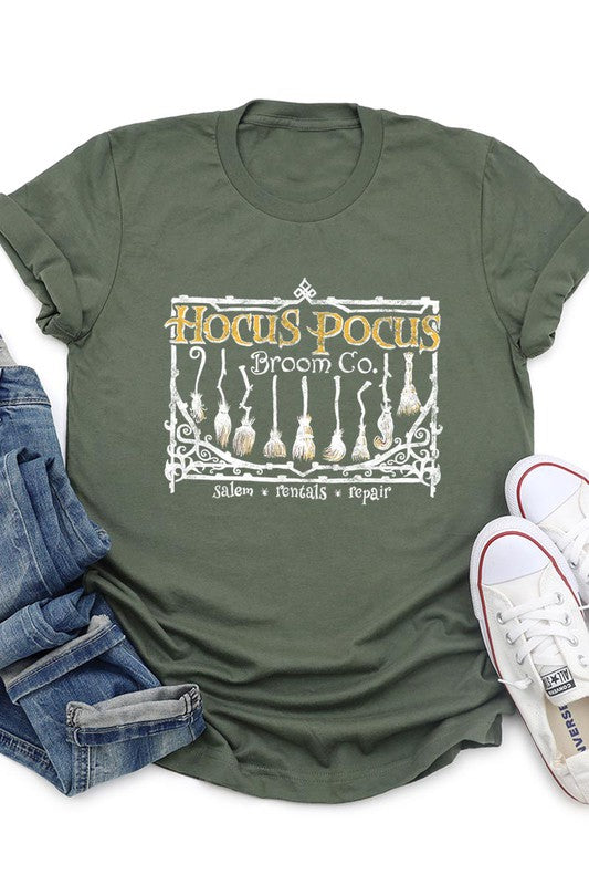 Hocus Pocus Broom Graphic T - Shirt