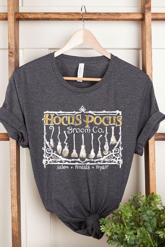 Hocus Pocus Broom Graphic T - Shirt