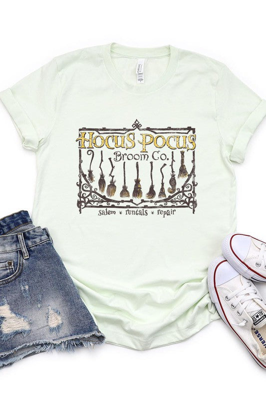 Hocus Pocus Broom Graphic T - Shirt