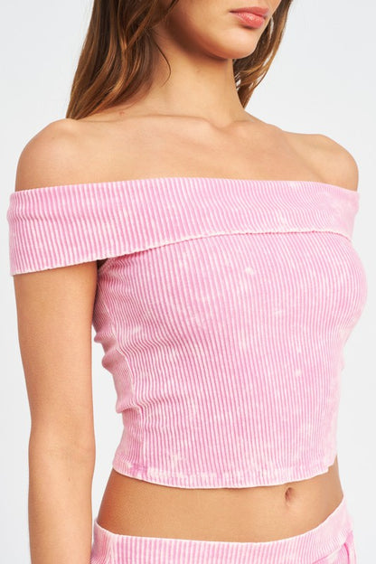 Garment Strapless Crop Top