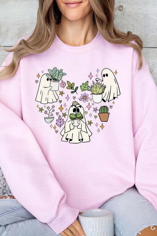 Ghost Plant Lover Graphic Sweatshirts