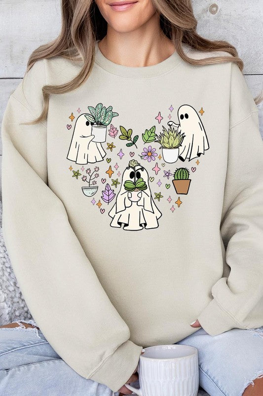 Ghost Plant Lover Graphic Sweatshirts