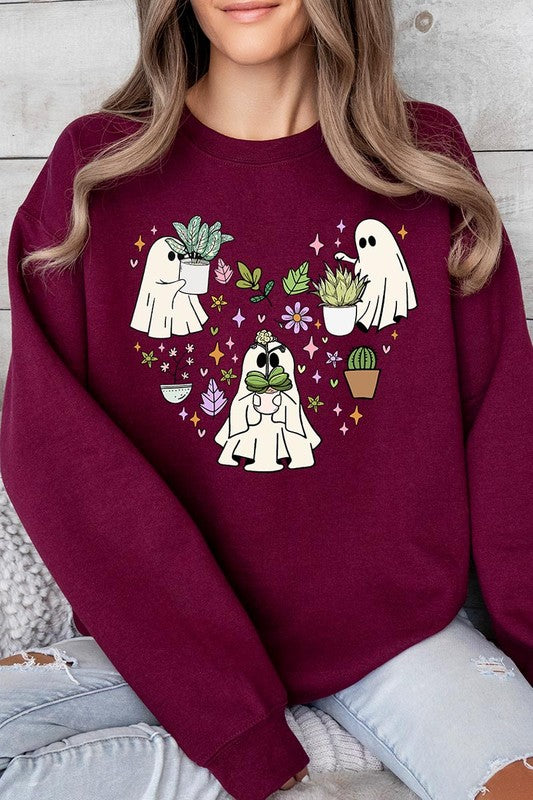 Ghost Plant Lover Graphic Sweatshirts