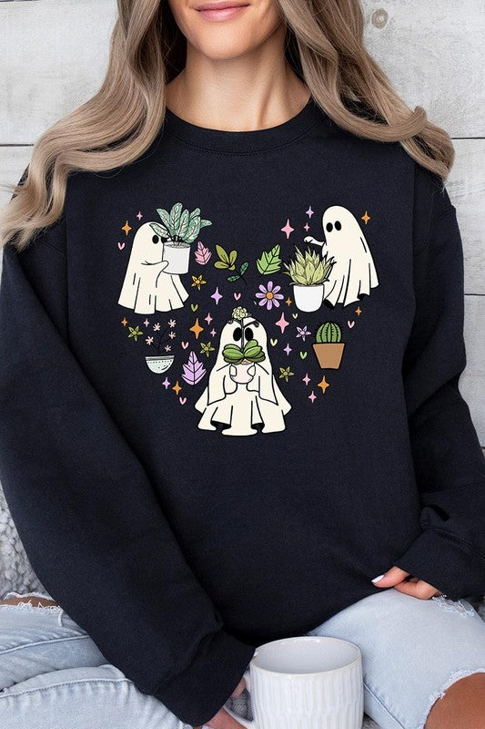 Ghost Plant Lover Graphic Sweatshirts