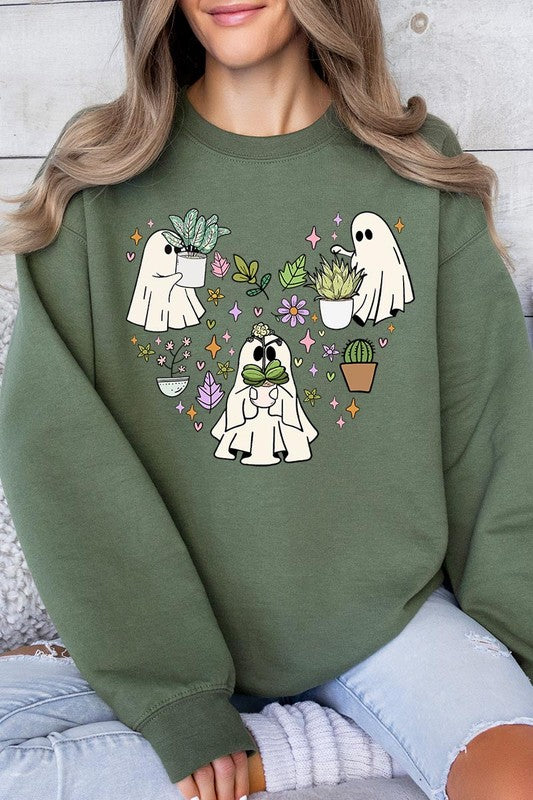 Ghost Plant Lover Graphic Sweatshirts