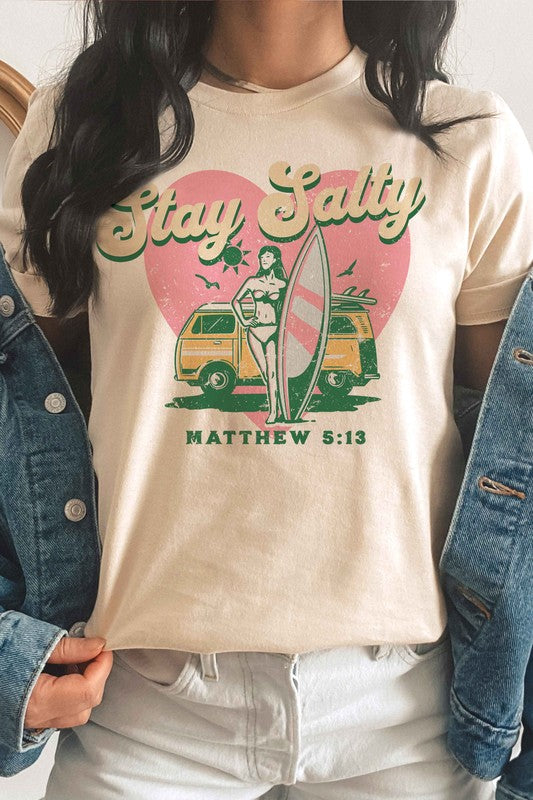 'Stay Salty' Graphic Tee