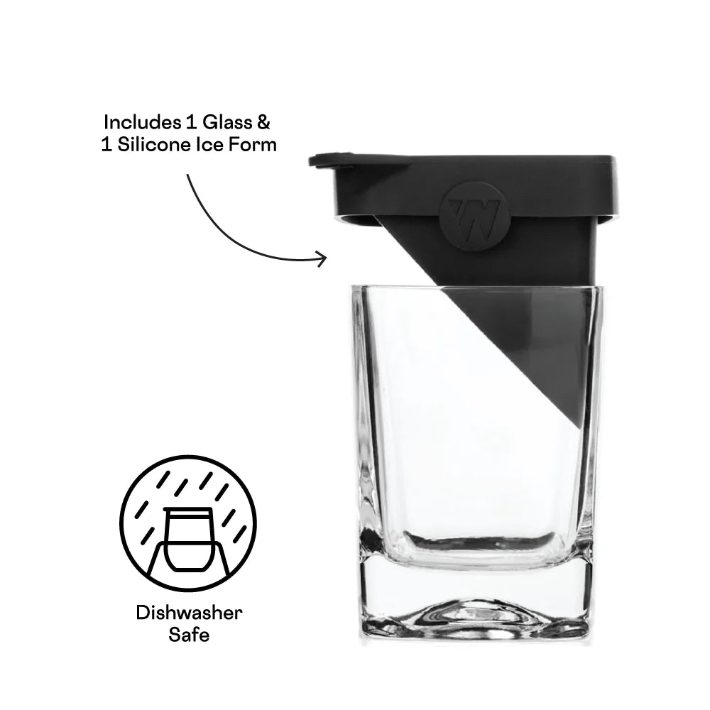 Corkcicle Whiskey Wedge Glass