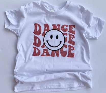 Toddler & Youth "Dance, Dance, Dance" Short Sleeve Tee