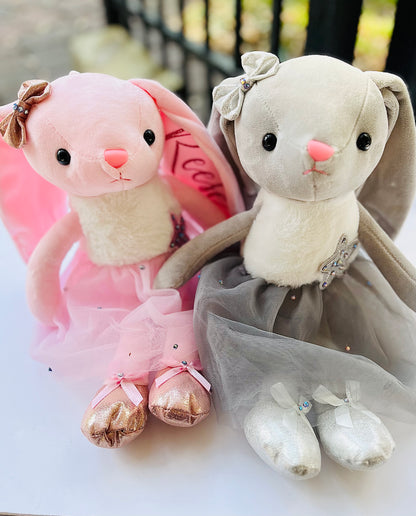 Personalized Ballerina Bunny Doll