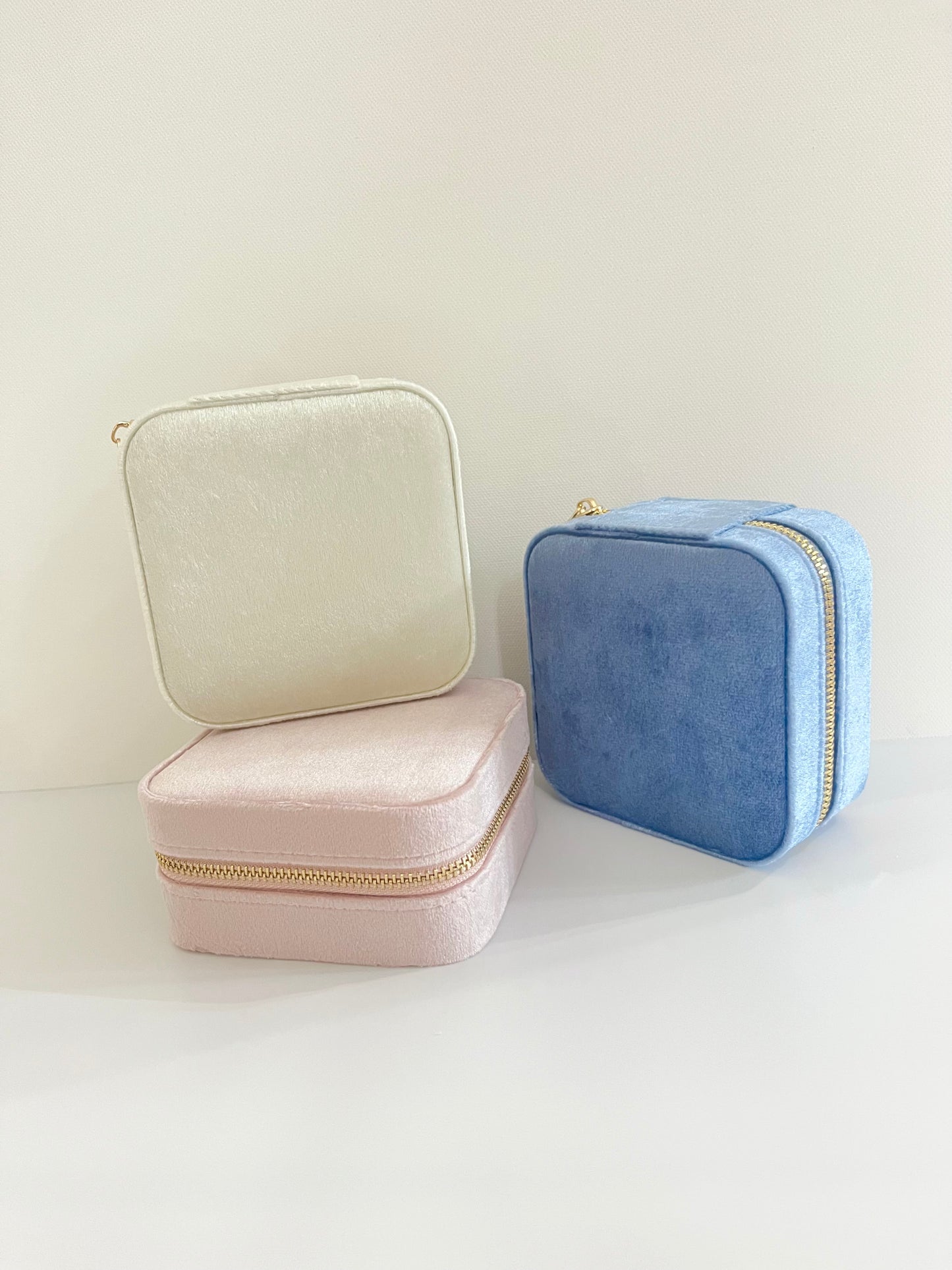 Velvet Travel Jewelry Box