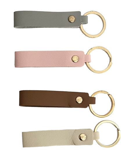 Sorority Skinny Leather Key Chain