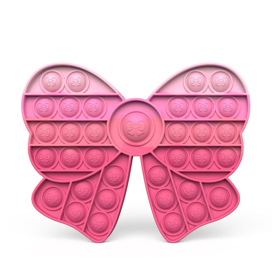 Pink Bow Pop It Fidget Toy
