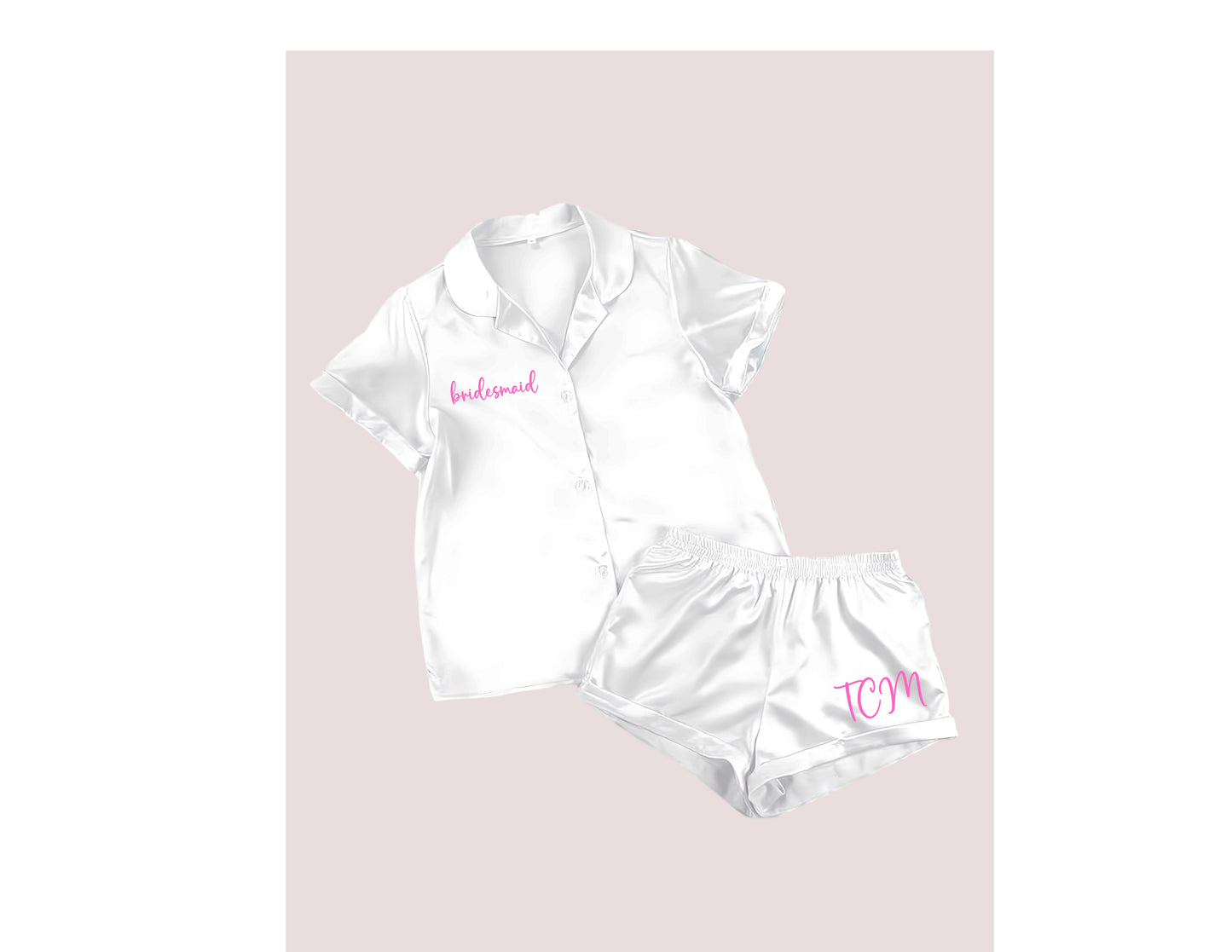 Custom Pajama Short Set