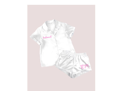 Custom Pajama Short Set