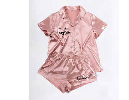 Custom Pajama Short Set