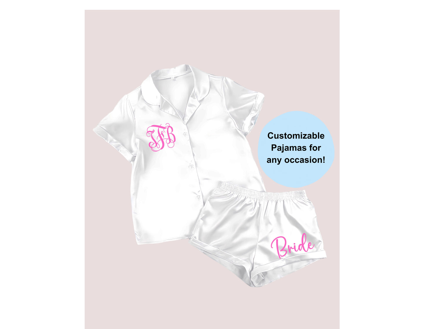 Custom Pajama Short Set