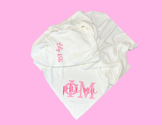 Sorority Throw Blankets