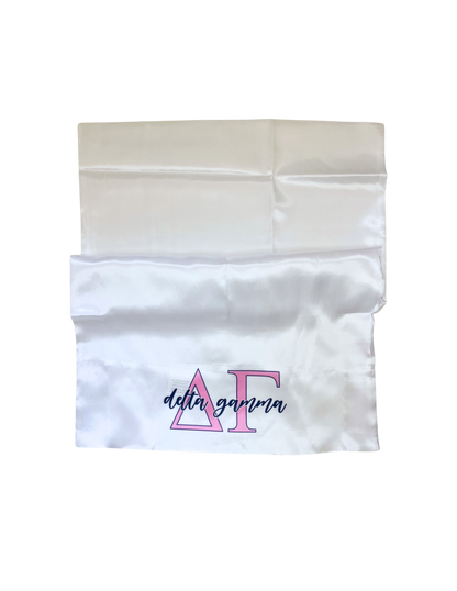 Sorority Satin Standard Size Pillowcase