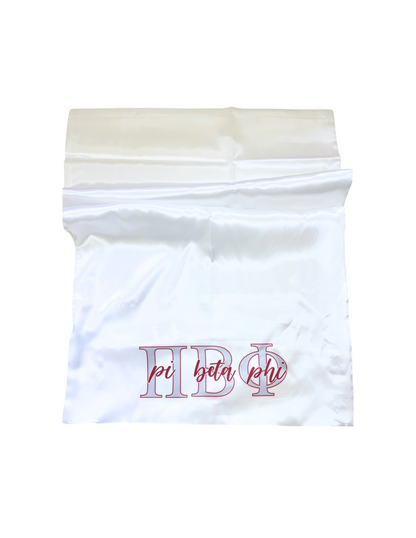 Sorority Satin Standard Size Pillowcase