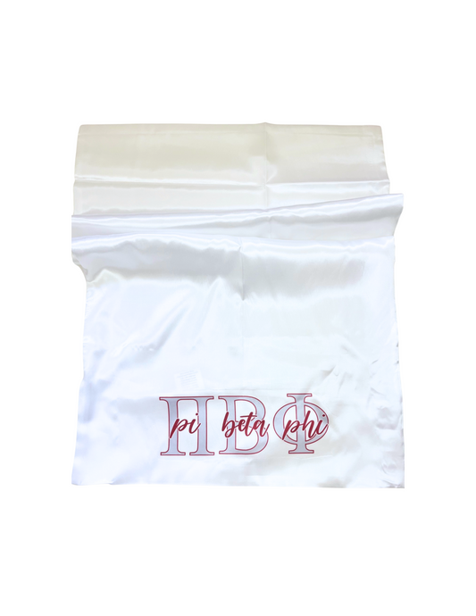 Sorority Satin Standard Size Pillowcase