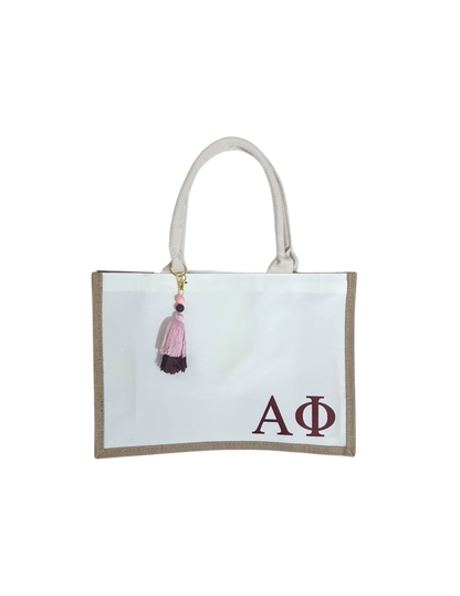 Sorority Medium & Large Canvas Tote Bag