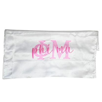 Sorority Satin Standard Size Pillowcase