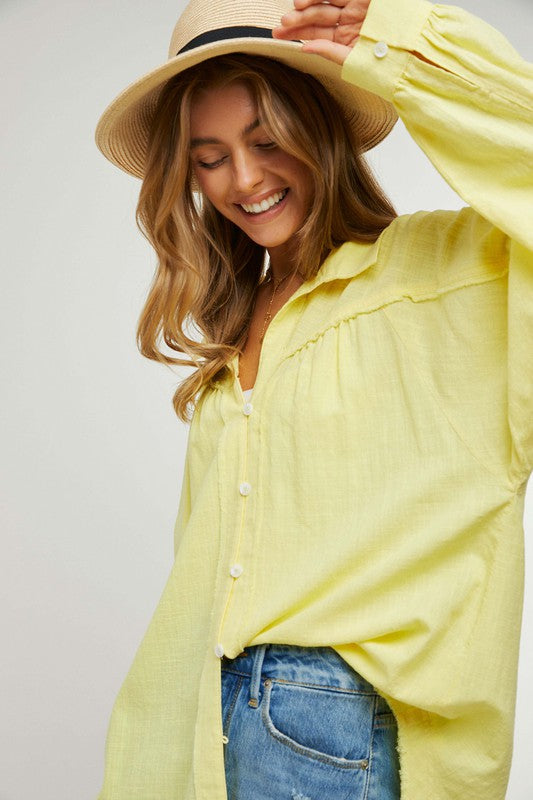 Button Down Relaxed Shirt