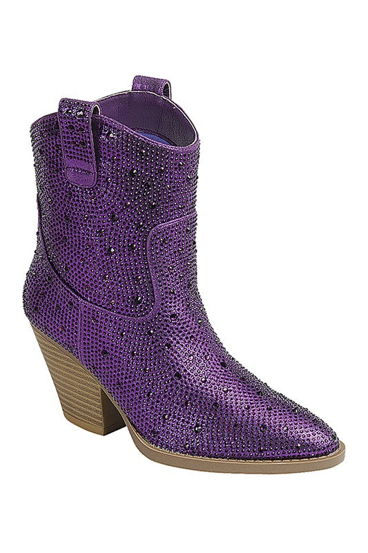 Rhinestone Western Boots