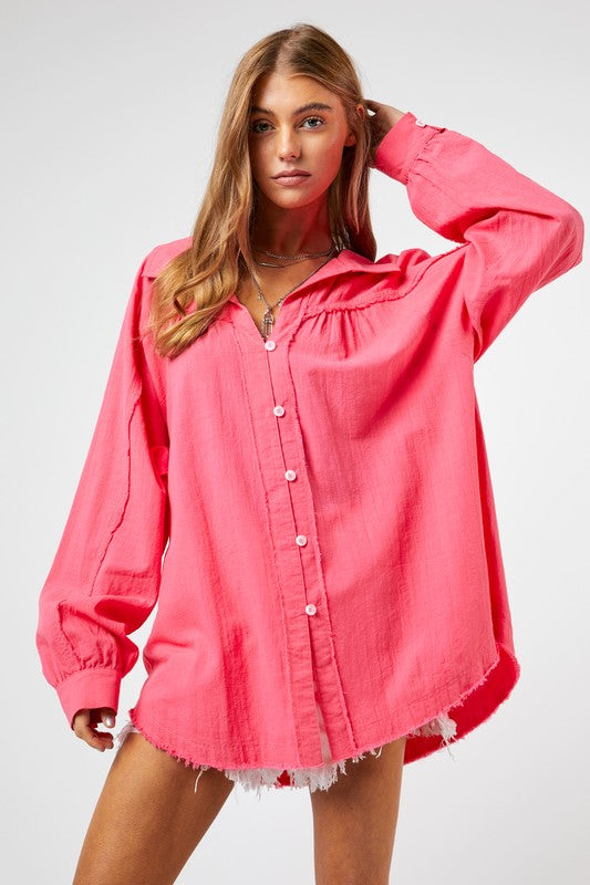 Button Down Relaxed Shirt