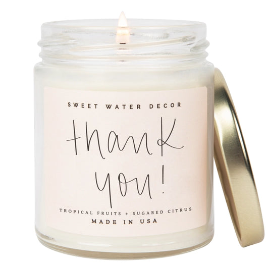 'Thank You' 9 oz Soy Candle