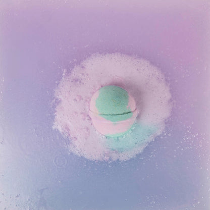 Turquoise and Pink Bath Bomb