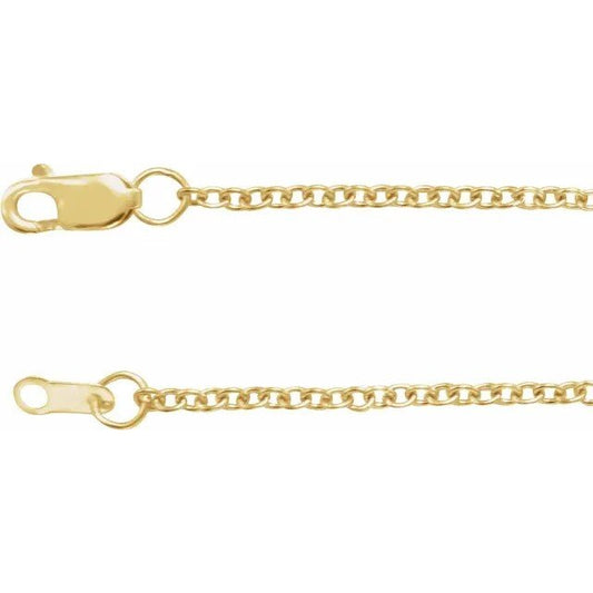 14K Yellow Gold-Filled 1.5 mm Cable Chain Necklace