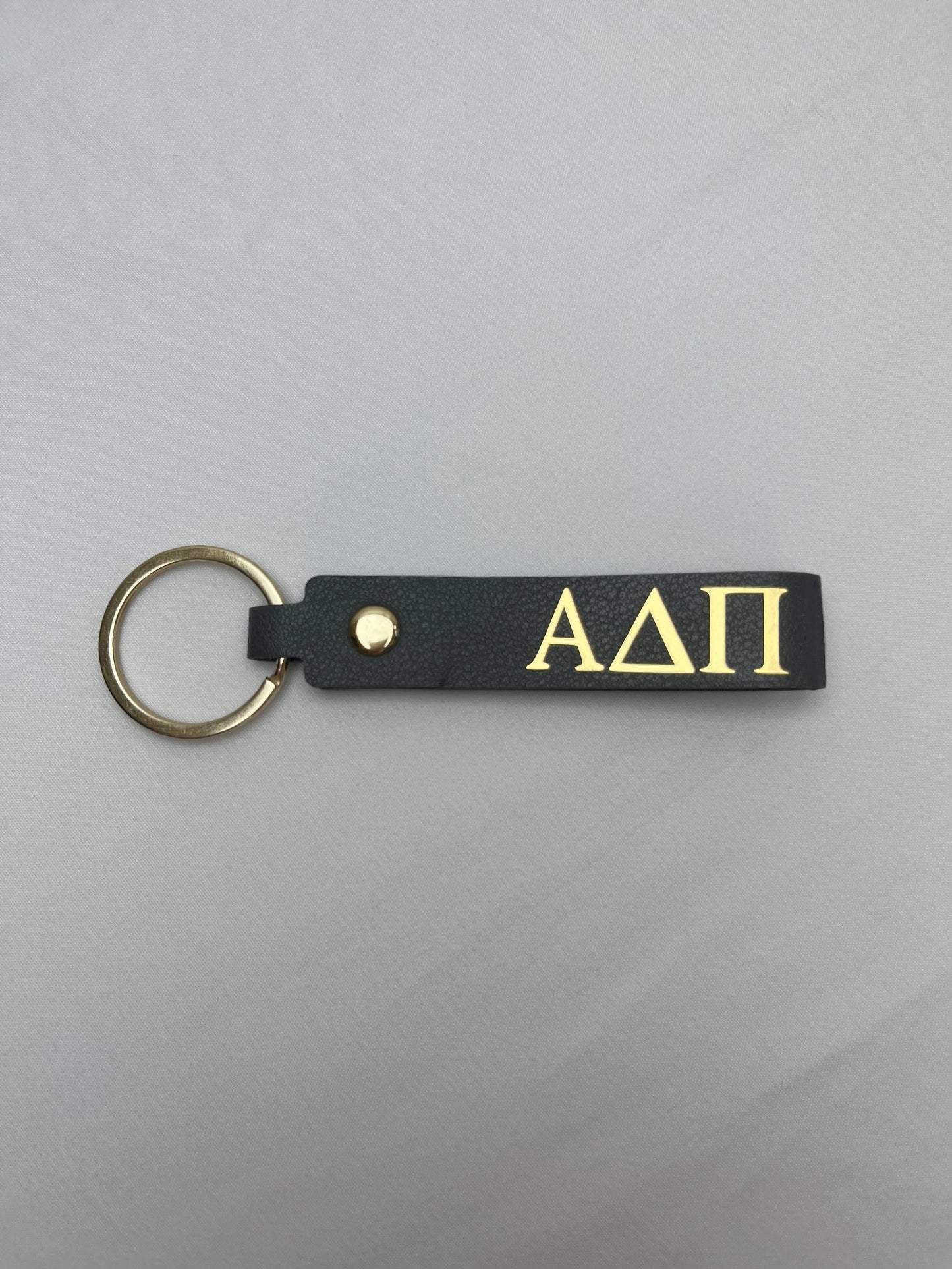 Sorority Skinny Leather Key Chain