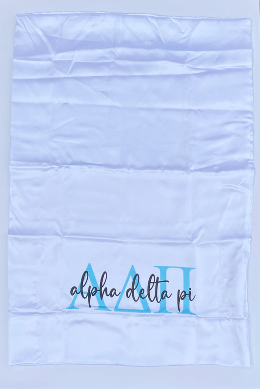 Sorority Satin Standard Size Pillowcase