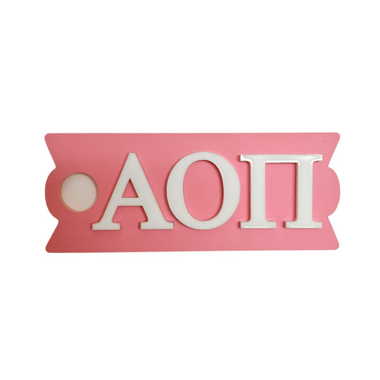 Sorority Tumbler Name Tag