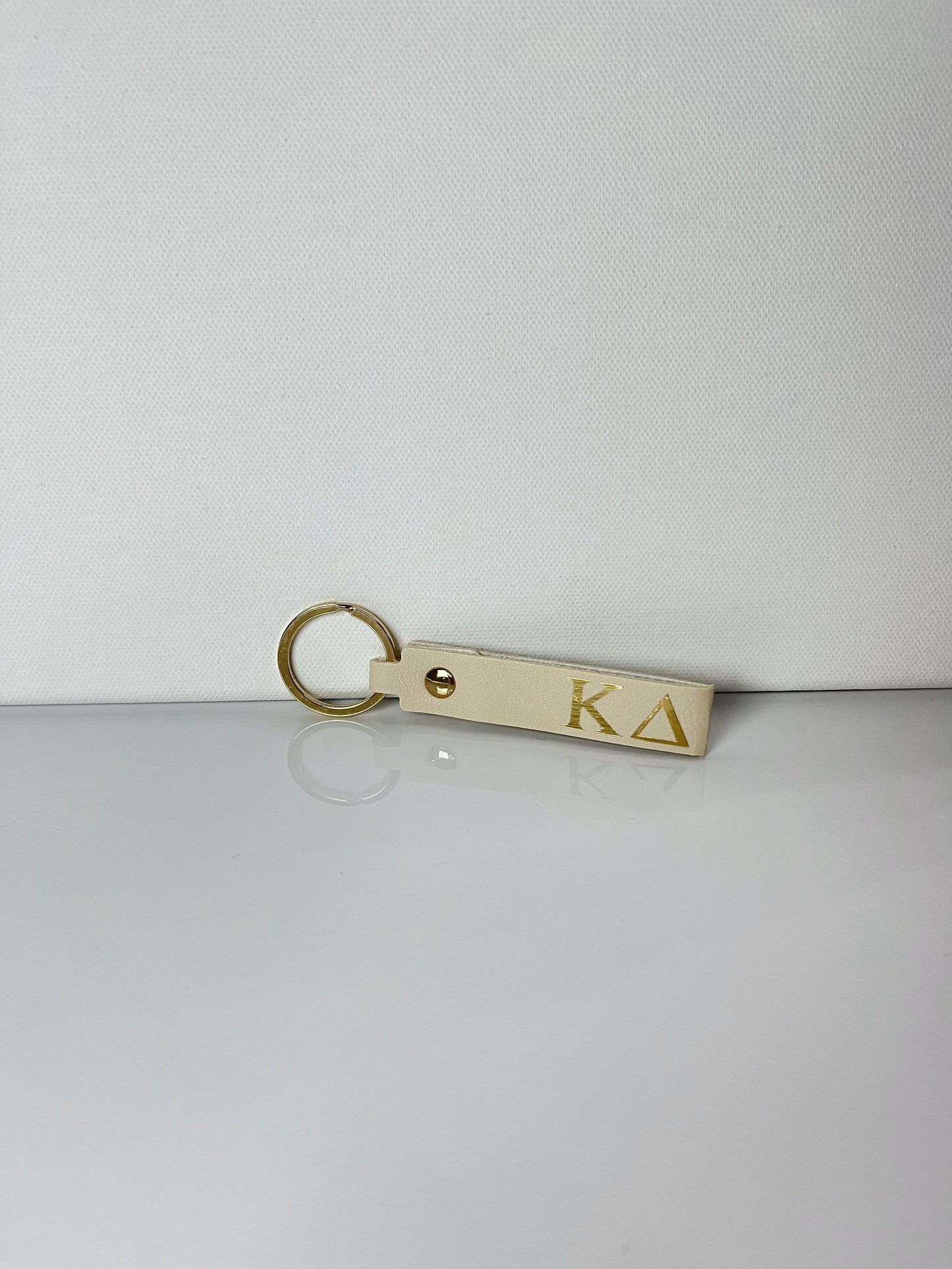 Sorority Skinny Leather Key Chain