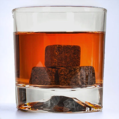 Whiskey Glass Set in Gift Wood Box